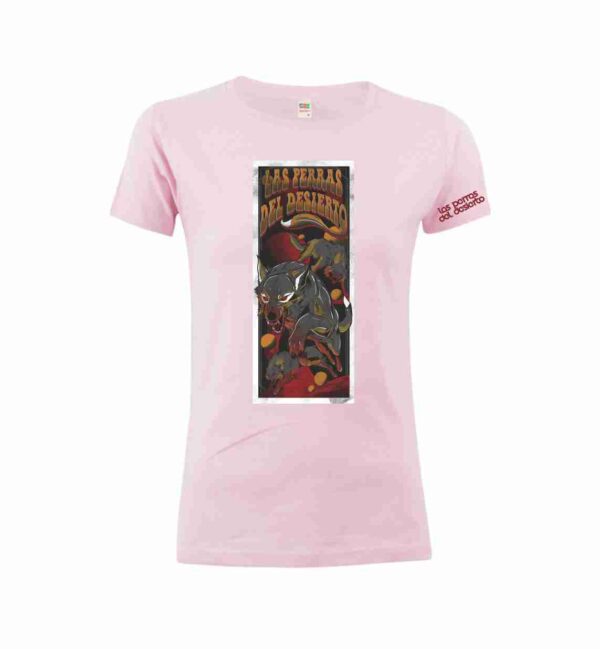 Las perras del desierto Camiseta Chica rosa claro